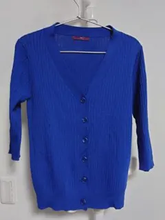 五分袖Vネックカーディガン