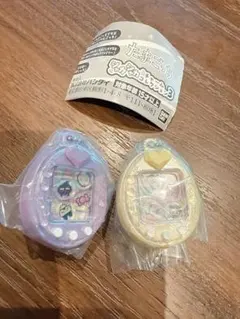 たまごっち シャカシャカチャームコレクション３　イエロー&パープル　2点セット