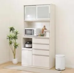 ニトリ 食器棚 ポスティア 120KB WH - メルカリ