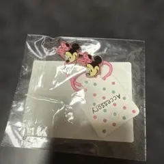 ミニーマウス ヘアゴム ピンク