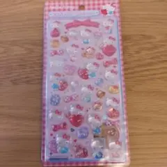 正規品 キティー サンリオ ボンボンドロップシール 第2弾 赤