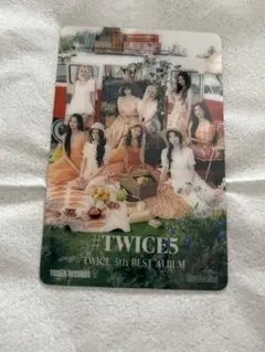 TWICE #TWICE5 タワレコ特典 クリアトレカ オール