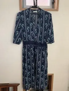 アースミュージック&エコロジー　花柄ワンピース