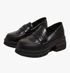 ローファー 厚底 スリッポン レディース 学生 女子 新品未使用