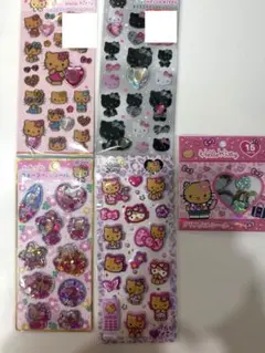 日焼けキティ、ギャルキティシール5枚セット