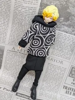 シチリアの追憶サイズ　服　アウトフィット　重ね着パーカーセット(ぐるぐる)