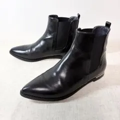 美品★DIANA ダイアナ サイドゴアブーツ ポインテッドトゥ ショートブーツ
