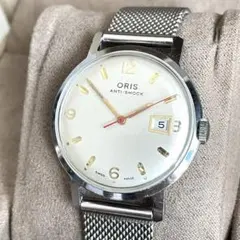 稼動品　希少　ORIS オリス　ANTI-SHOCK 70年代　手巻き　腕時計のサムネイル