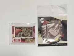 鬼滅の刃 メモリーズミニスタンド 童磨 猗窩座 箔押し缶バッジ 童磨