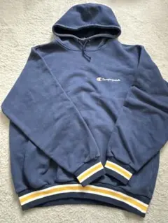 Champion ネイビー パーカー Lサイズ