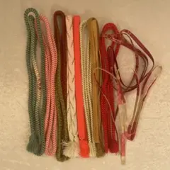 ③ 帯締め　10本 まとめ売り　三分紐