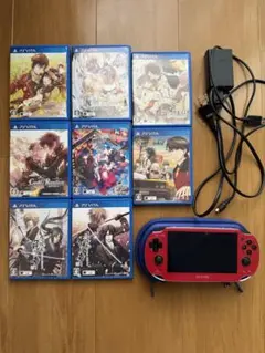 PS Vita 本体 レッド 乙女ゲームソフト8本セット