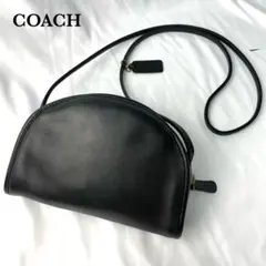【美品✨/希少】オールド コーチ ショルダーバッグ クロスボディ レザー 黒 希少】COACHコーチ オールドコーチショルダーバッグ ポーチ オールレザー黒