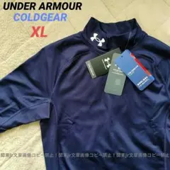 濃紺 アンダーアーマー FD 防寒コールドギア 保温ロンT 長袖 新品 XL