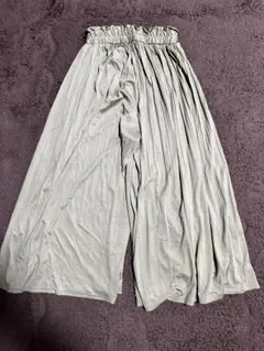 グリーン M ガウチョパンツ