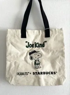 新品スターバックス スヌーピー トートバッグ PEANUTSコラボ