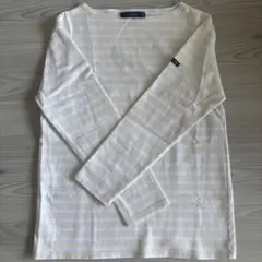 最終値下げ SAINT JAMES クリーム色✖️白ストライプ 長袖Tシャツ