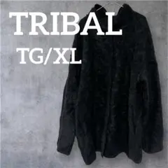 美品❣️TRIBAL 黒 ハイネックジャケット TG/XL
