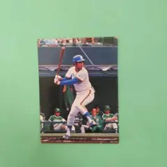 1977年 カルビープロ野球カード 田淵幸一 阪神タイガース オープン戦