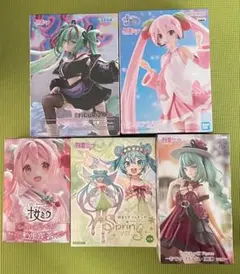 初音ミク 桜ミク フィギュア まとめ売り 5点