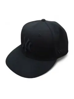 ニューエラ 59FIFTY NYロゴ オールブラック キャップ 57.7cm