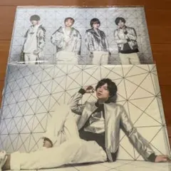 ジャニーズ アイドルグループ クリアファイル シルバー A4サイズ