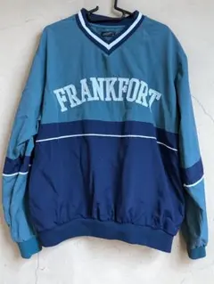 FRANKFORT ナイロンジャケット プルオーバー バイカラー
