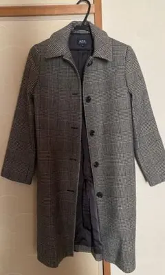 正規品　美品　APC チェスターコート　チェック