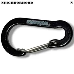 미사용 品！ NEIGHBORHOOD ネイバーフッド カラビナ キーリング 黒白