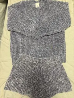 ジェラートピケ モールプルオーバー ショートパンツ　セット FREE SIZE