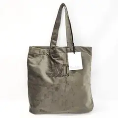 【新品・タグ付き】MaxMara マックスマーラ トートバッグ ベロア Mロゴ