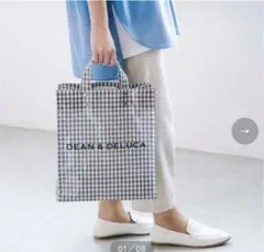 ① DEAN＆DELUCA TEMBEA PAPER TOTE GINGHAM ① DEAN＆DELUCA TEMBEA PAPER TOTE GINGHAM - メルカリ