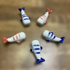 小さくて可愛いクジラの陶器製　5個セット