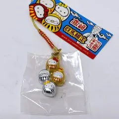 ご当地キティ【群馬限定 高崎】だるまキティファミリー　根付け