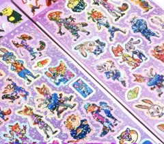 Zootopiaズートピア 2 キャラクターキラキラシール10枚セット