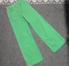 H&M グリーン カジュアルパンツ EUR 36