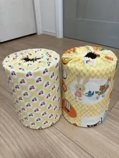 【　2点おまとめ　¥690 】ミルク缶カバーハンドメイド