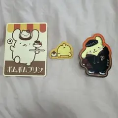 ポムポムプリン ステッカー3枚セット