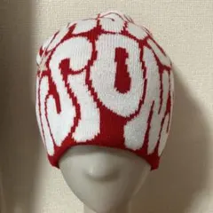 ビーニー 英字 ニット帽 ストリート ユニセックス 防寒 アクセント