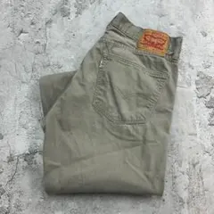 火*て様 リーバイス　505　デニムパンツ　ベージュ　W35　古着