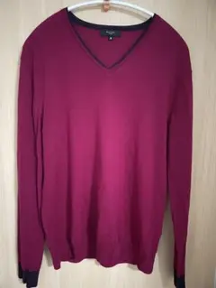 Paul Smith ワインレッド Vネックセーター M