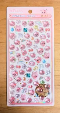 【正規品】しずくちゃん　ボンボンドロップシール　ミニ　mini
