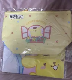 サンリオキャラクターズ当りくじ 保冷バッグ　ポムポムプリン レジャーシート