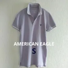 美品 AMERICAN EAGLE ポロシャツ S パステル パープルのサムネイル