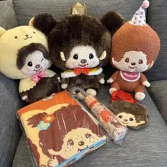 モンチッチおやすみタオルケットとぬいぐるみ計6つ - メルカリ