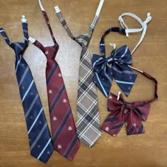 学生服用ネクタイ・リボン5点セット