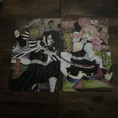 鬼滅の刃 ポストカード　甘露寺蜜璃　伊黒小芭内