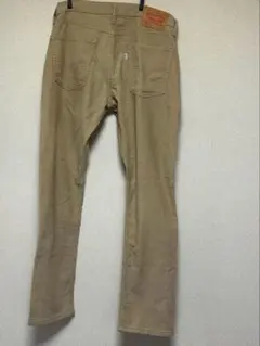 h*4様 リーバイス513 ベージュ デニムパンツ