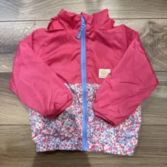 CORNHOUSE キッズ アウター 90cm 花柄 ぴんく ジャンバー 女の子
