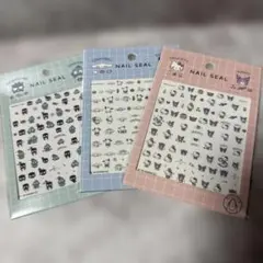 サンリオ　キャラクター ネイルシール 3枚セット